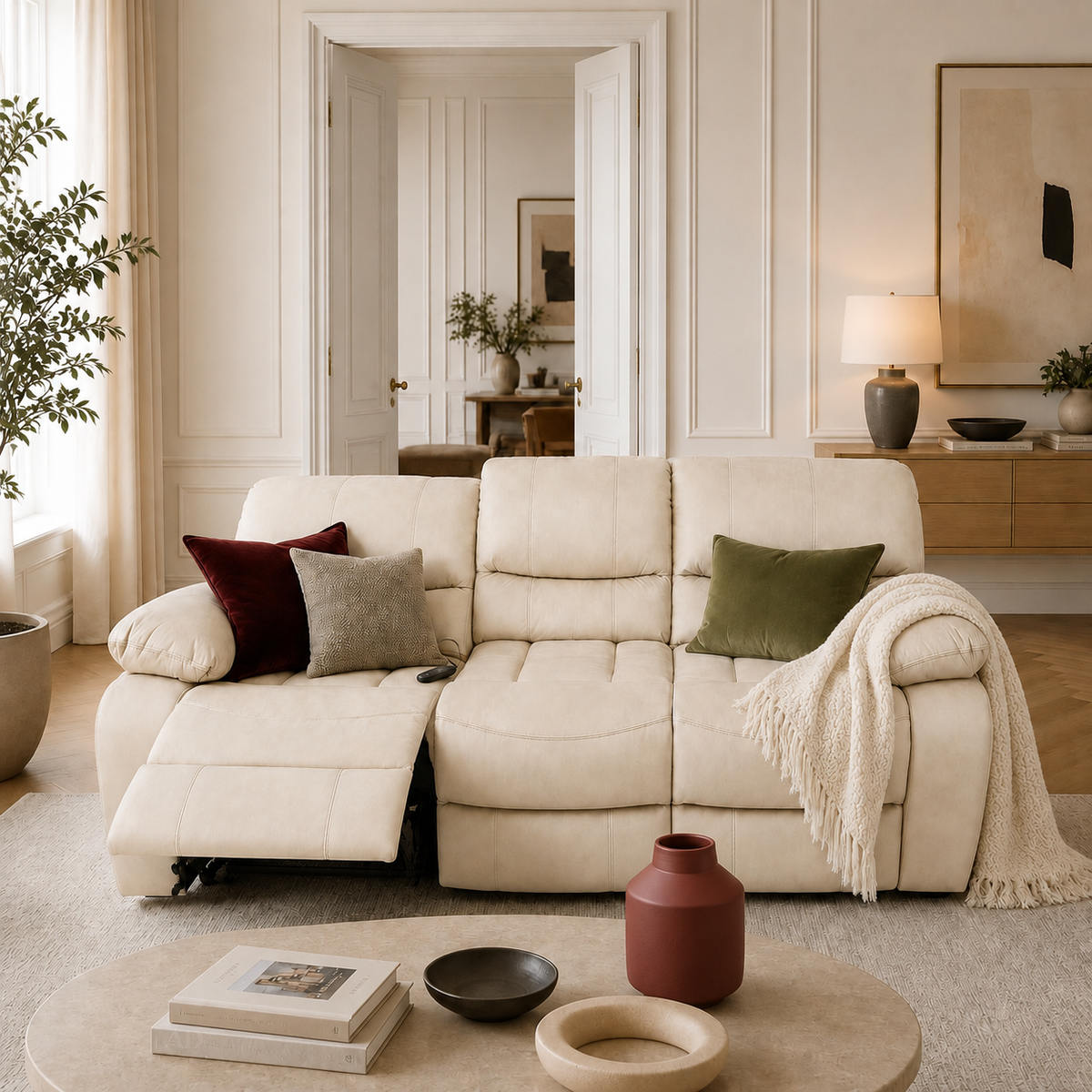 Roca Recliner Sofa – Triple