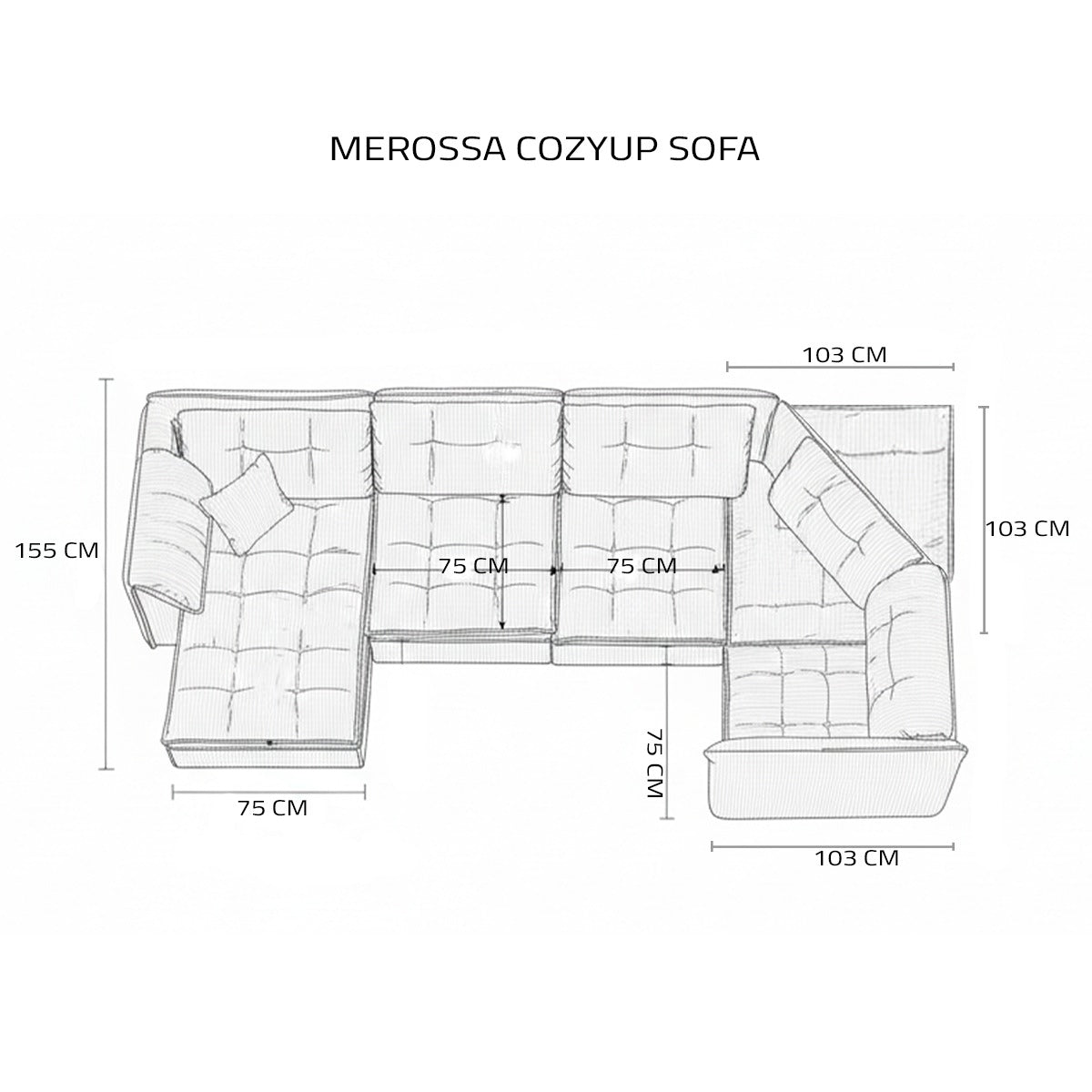Merossa CozyUp Sofa