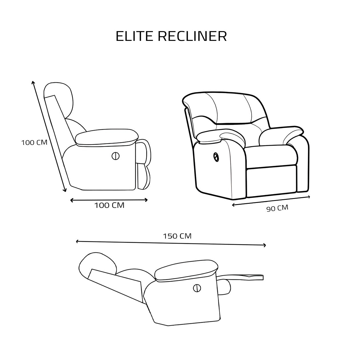 Elite Recliner - Merossa