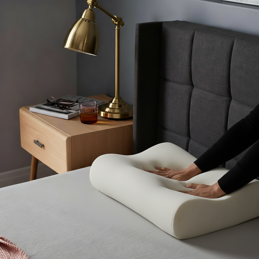 Memory Foam Contour Pillow – S/M/L