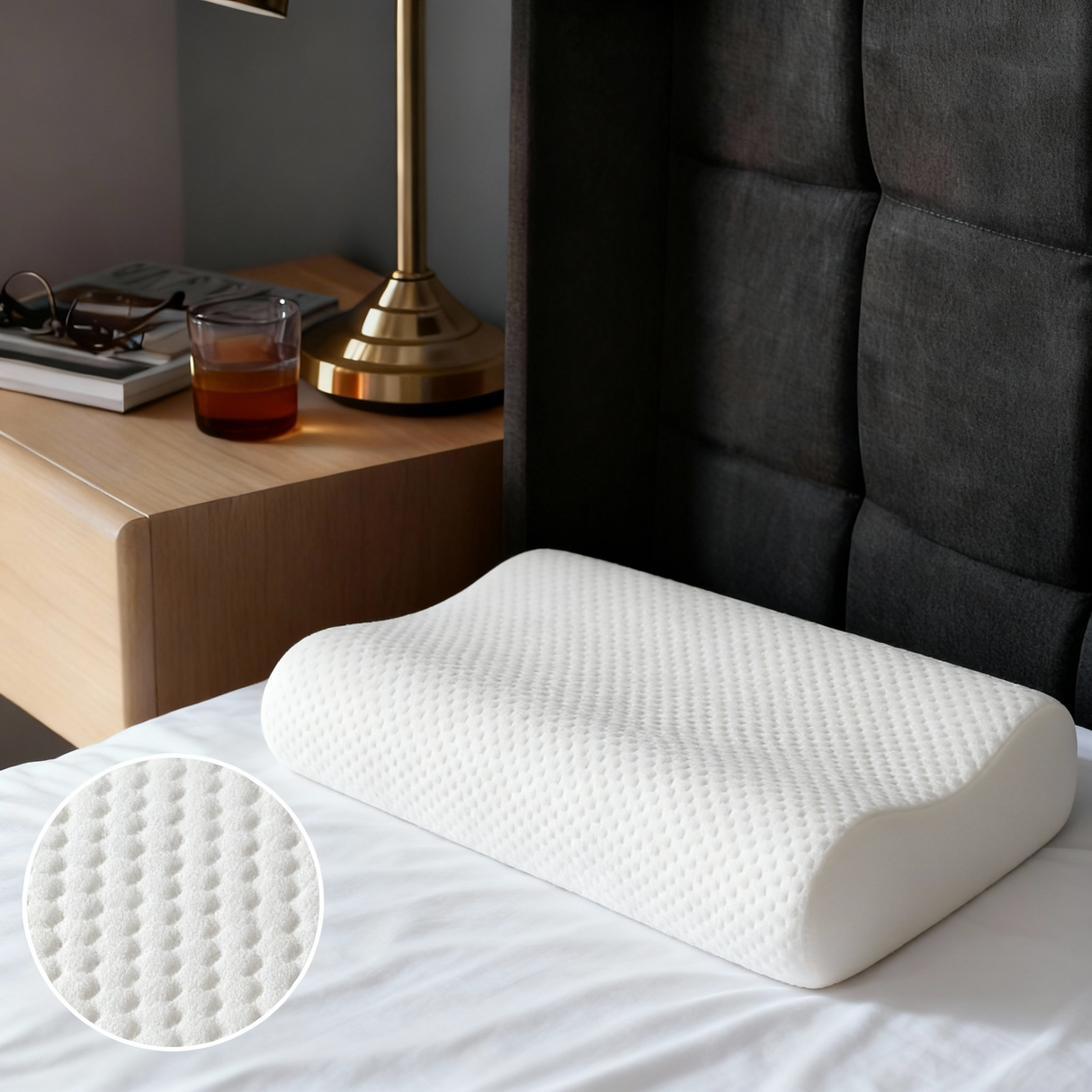 Memory Foam Contour Pillow – S/M/L