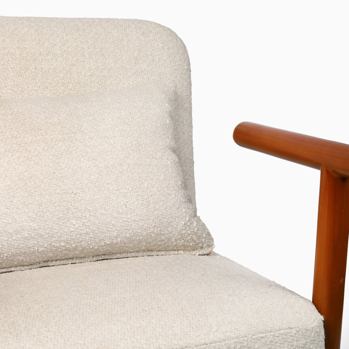 Merossa Cayenne Reading Armchair (Off White) - Merossa