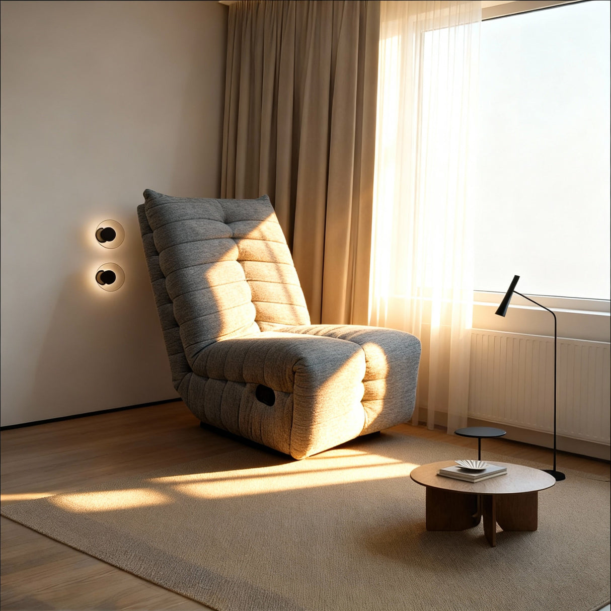 No Arm Recliner - Merossa