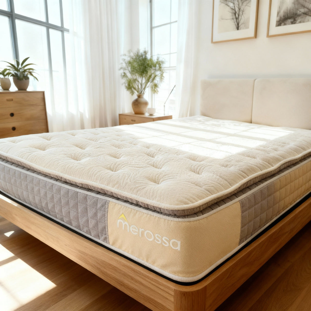 Pocket Top Ultra Mattress – 3 - Zone - Non - Connected coils - Merossa