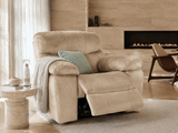 Roka Grand Recliner with premium velvet texture