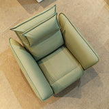 Slim Leather Recliner
