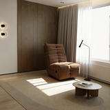 Modern Grey Fabric Lounge Chair