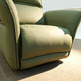 Slim Leather Recliner