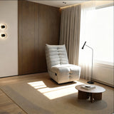 Modern Grey Fabric Lounge Chair