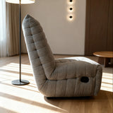 Modern Grey Fabric Lounge Chair