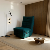 Modern Grey Fabric Lounge Chair