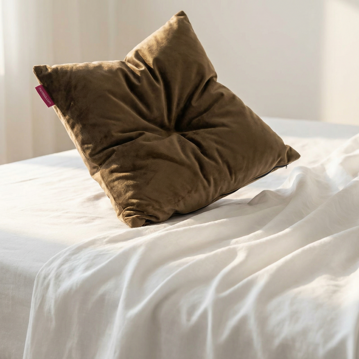CozyFold Cushion & Blanket - Brown