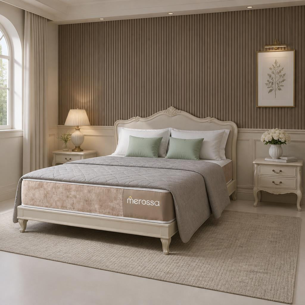 ULTRA memory foam with 5-ZONE pocket coil system Mattress , premium soft hotel mattress H1-ULTRA