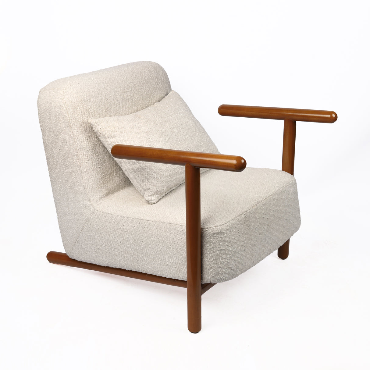 Merossa Cayenne Reading Armchair (Off White)