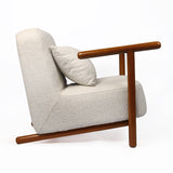 Merossa Cayenne Reading Armchair (Off White)
