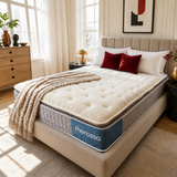 Pro CloudTop Pocket Mattress with premium pillow-top medium firm layer and 3-zone pocket system 30cm