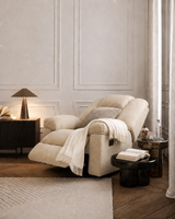 Co-Sleep Recliner with premium velvet texture