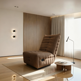 Modern Grey Fabric Lounge Chair