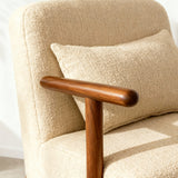 Merossa Cayenne Reading Armchair (Off White)