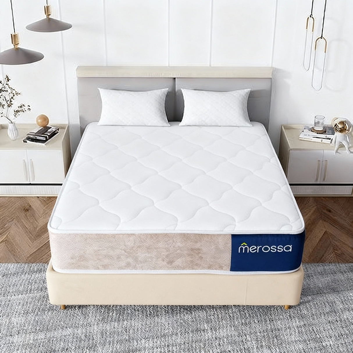H2 Standard Hybrid Mattress – Memory Foam and latex | Edge Support - Merossa