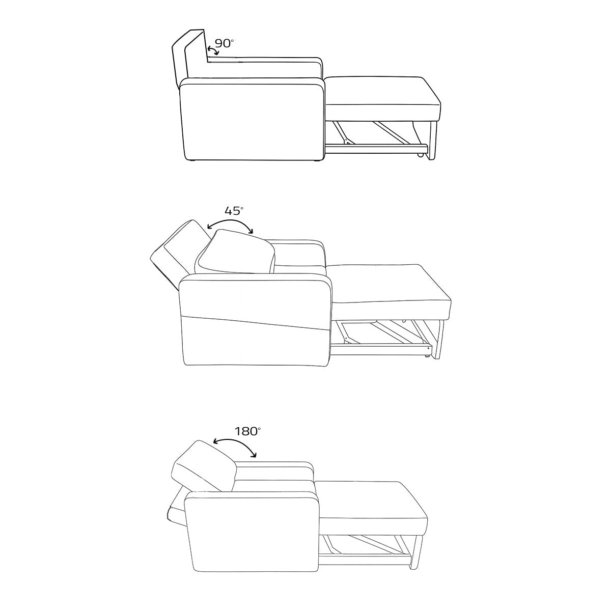 Lava Sofa - bed | 2 seater - Merossa