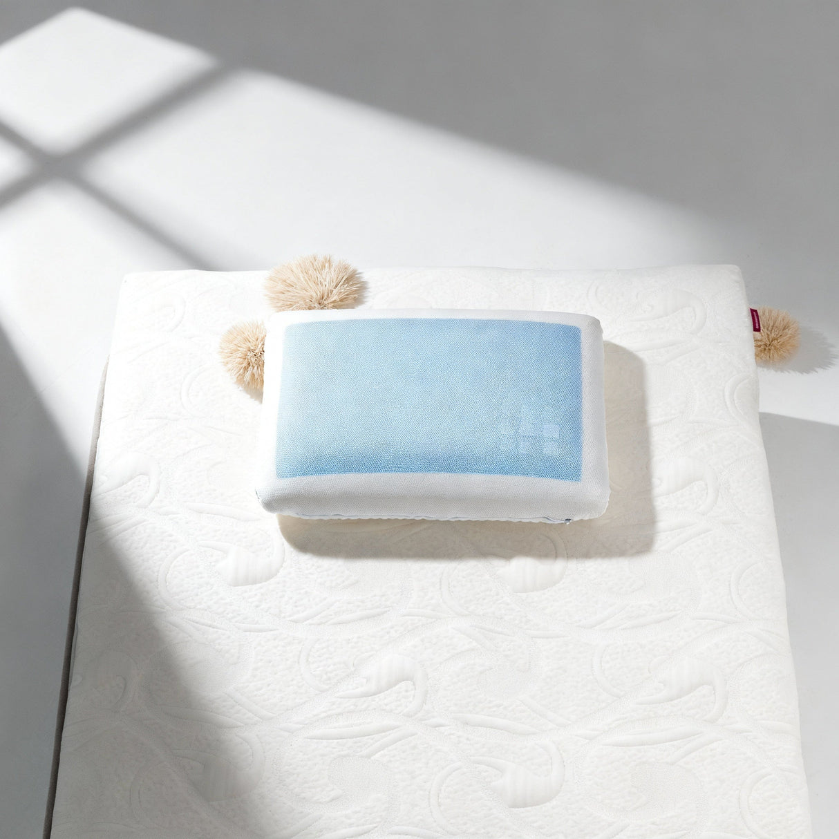 Memory Foam Flat Gel Pillow - Merossa