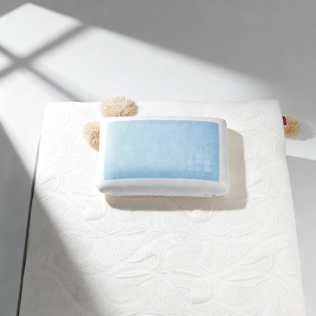 Memory Foam Flat Gel Pillow - Merossa