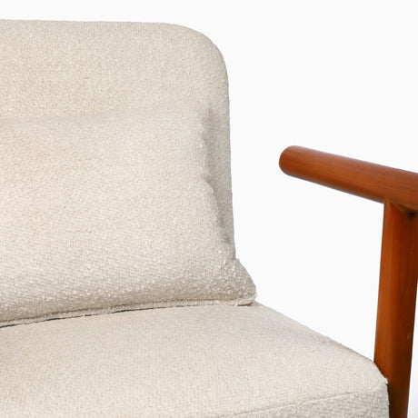 Merossa Cayenne Reading Armchair (Off White) - Merossa