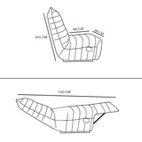 No Arm Recliner - Merossa