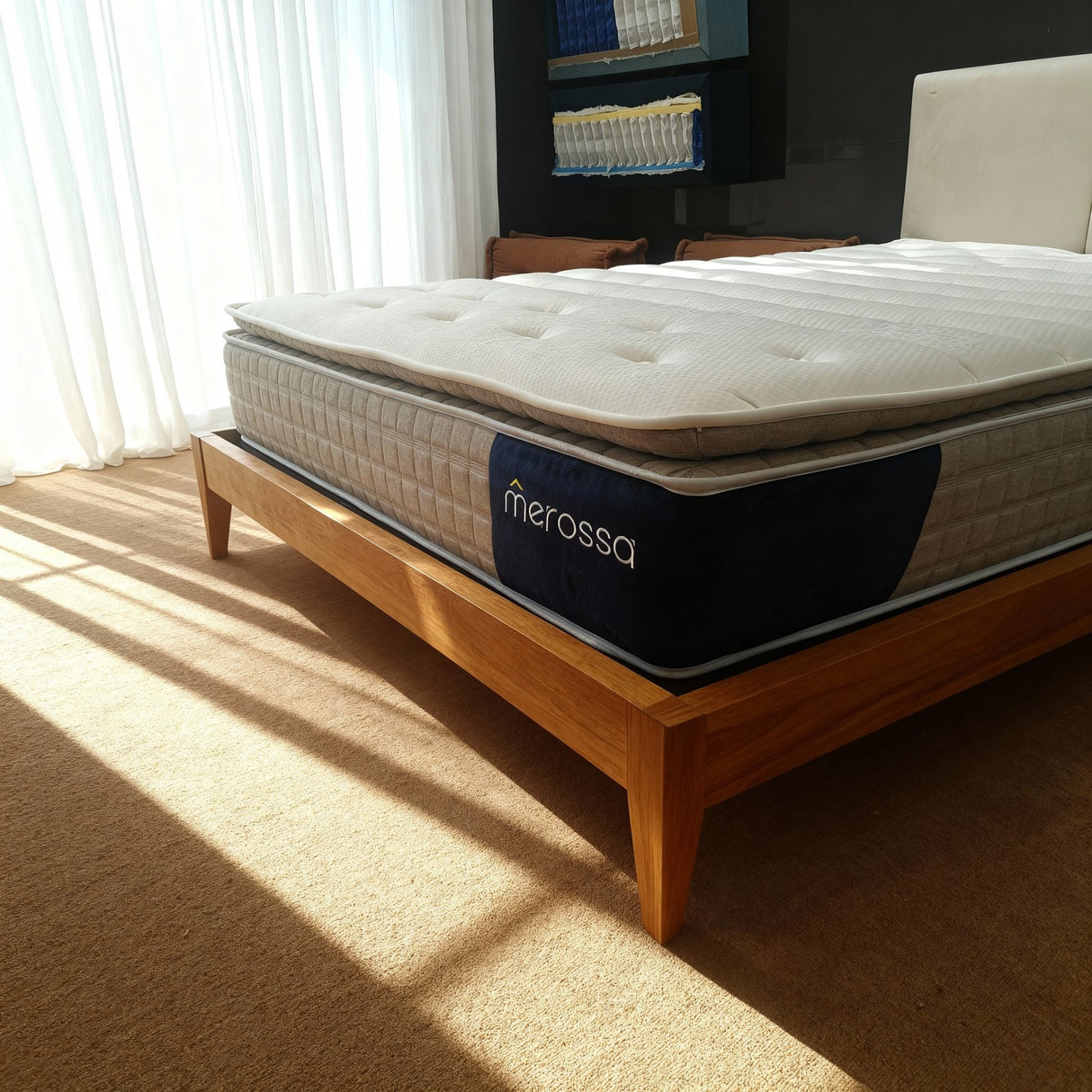 Pocket Top Standard Mattress – Non - Connected coils - Merossa