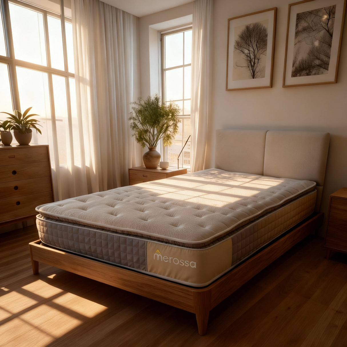 Pocket Top Ultra Mattress – 3 - Zone - Non - Connected coils - Merossa