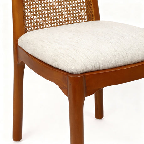 Red Beech Dresser Chair (Off White) - Merossa