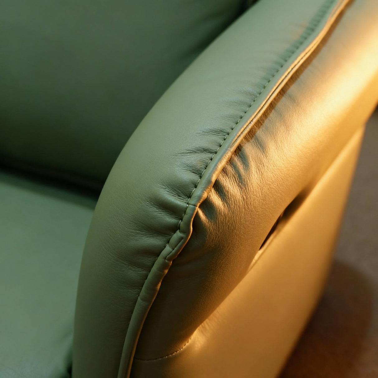 Slim Leather Recliner - Merossa