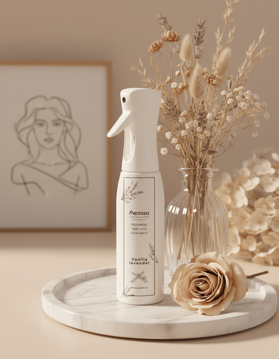 Vanilla Lavender Room & Fabric Spray– 500ml - Merossa