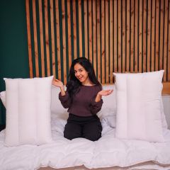 Puffy 3 Zones Fiber Pillow