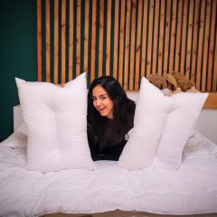 Cloudy 2 Zones Fiber Pillow